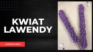 JAK ZROBIĆ SZYDEŁKOWY KWIAT LAWENDY.  CROCHET FLOWER TUTORIAL #526
