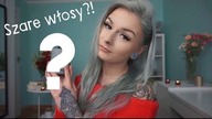 SZARE włosy w DOMU - czym farbowac?