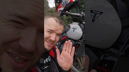 Jak sądzicie - będzie hit? #madetoupstage #motovlog #trident800 #triumphmotorcycles