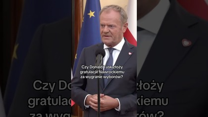 CZY TUSK POGRATULUJE NAWROCKIEMU WYGRANEJ?