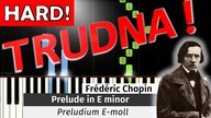  Preludium E-moll (F.  Chopin) - Piano Tutorial (TRUDNA! wersja)  NUTY W OPISIE 