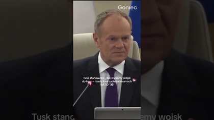 TUSK POWIEDZIAŁ STANOWCZO: NIE WYŚLEMY WOJSK DO IRANU  MAMY INNE ZADANIA W RAMACH NATO