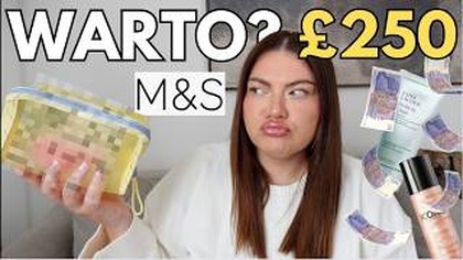 Hit w UK czy przereklamowane?  M&S Summer Beauty Bag za £40
