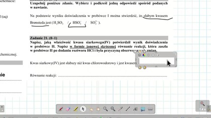 ZADANIE 19 20 21 CKE 2020 CZERWIEC(MAJ) NIETRWAŁY KWAS H2SO3 ff
