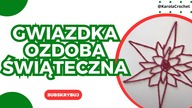 Gwiazdka świąteczna - OZDOBA SZYDEŁKOWA #465