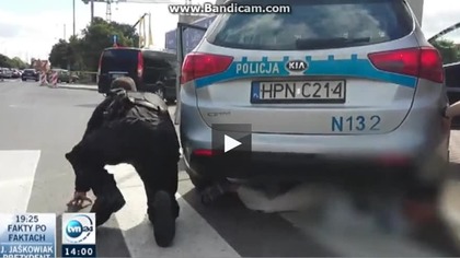 Gdańsk - Policja potrąciła 81 latkę
