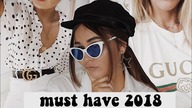 TOP 10 MUST HAVE/ TRENDY 2018 wiosna/lato | CO BĘDZIE MODNE?