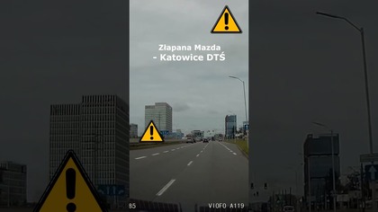 Złapana Mazda - Katowice DTŚ #shorts #rikordwidjo