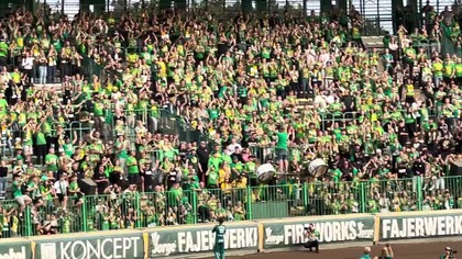 Podziękowania kibiców Falubazu Zielona Góra po meczu z Rybnikiem - 30. 05. 2025r.