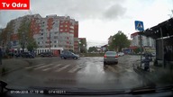 Kid running across the street gets clothesline - LiveLeak