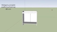 Szafka 3D kuchenna pod zlew odcin 1