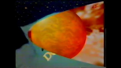 Jedynka - Tyłówka Wieczorynki, reklama, zapowiedź, studio i początek Wiadomości z 12 czerwca 1995 roku