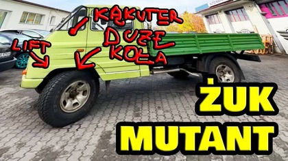 ŻUK LIFT, KUSTOMOWE KOŁA Z VITARY, ELEKTRONICZNY PRĘDKOŚCIOMIERZ, ITP ITD HGW KGB