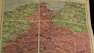 Międzywojenna Mapa województwa poznańskiego i pomorskiego