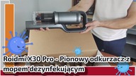 Roidmi X30 Pro - Pionowy odkurzacz z mopem dezynfekującym