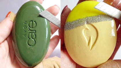 Soap Carving ASMR Relaxing Sounds no talking Satisfying ASMR Video