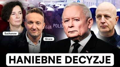 KACZYŃSKI, POLICJA I BICIE KOBIET.  SUCHANOW UJAWNIA: PREZES STWORZYŁ SYSTEM.  FALA AUTORYTARYZMU