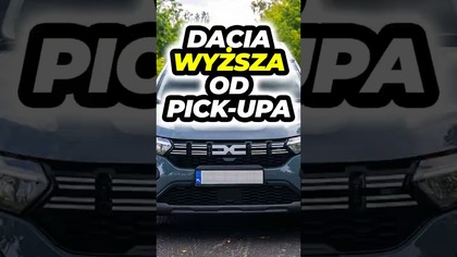 Dacia zawstydza SUV-y i pick-upy 