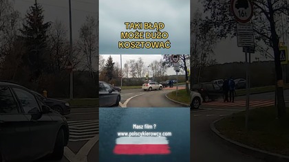 Pasy to nie tor hamowania! Czemu zatrzymał się dopiero ZA nimi?  #pasy #bezpieczenstwo #drogi