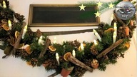 Jak zrobić prosto, dużą świąteczną girlandę - Pomysły plastyczne DiY