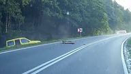 Wypadek w miejscowości Ose  sprawca zbiegł