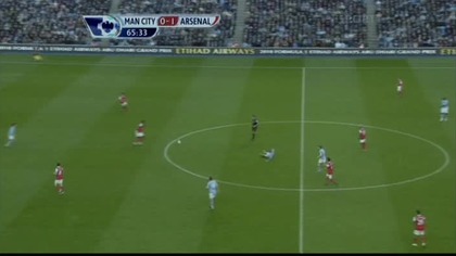 Premier League sezon 2010/2011 Manchester City - Arsenal 0-2 ALEXANDER SONG