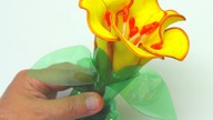 Art and Craft Ideas: How to Make a Flower with Foam and Plastic Bottles