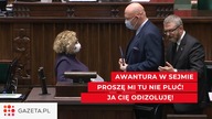 PRZEPYCHANKA W SEJMIE! Proszę mi tu nie pluć! , Ja cię odizoluję!