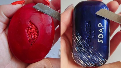 Soap Carving ASMR Relaxing Sounds no talking Satisfying ASMR Video