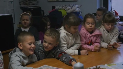 Przedszkolaki na wycieczce w redakcji