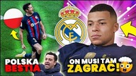 WOW! Mbappe NA 99% ZAGRA W REALU MADRYT! Lewandowski NICZYM Messi!
