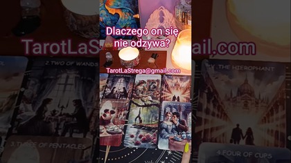 DLACZEGO ON SIĘ NIE ODZYWA ? #love #cards #kontakt #relacje #tarotreading #tarot #rozkład
