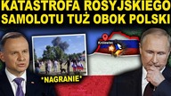ROSYJSKI MYŚLIWIEC RUNĄŁ TUŻ PRZY GRANICY Z POLSKĄ - są ofiary (WOJNA ROSJA UKRAINA)