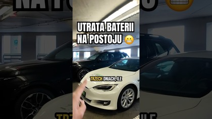 Tesla zjadła 7% baterii podczas krótkiego postoju na lotnisku #tesla #danielgrzyb