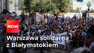Warszawa solidarna z Białymstokiem. Setki osób na manifestacji przeciw przemocy