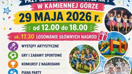 Festyn Rodzinny przy Szkole Podstawowej nr.  1 w Kamiennej Górze, 29 05 26 r.