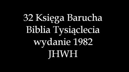 Księga Barucha Lektor PL