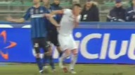 Cristian Chivu slugs Marco Rossi