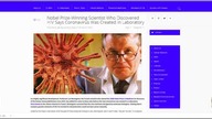 Luc Montagnier, światowej sławy wirusolog twierdzi, ze koronawirus powstał w laboratorium.