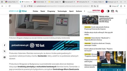 Niemiec z Santander okradł klientów banku bo chciał ich pozbawić mieszkań