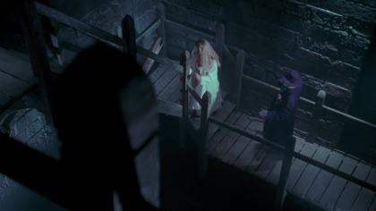 batman | joker wchodzi po schodach z vicki vale |