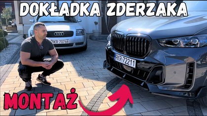 Montaż dokładki przedniej zderzaka w BMW X5 G05 | Splitter | Spoiler | Bodykit #bmw #x5 #bodykit