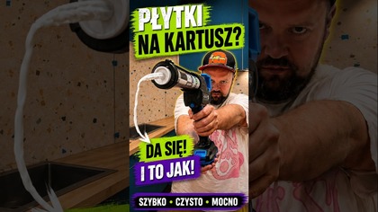 Płytki na klej z kartusza? Sprawdzamy, czy to działa! #hogert #codziśrobimy #płytki #remont #kuchnia