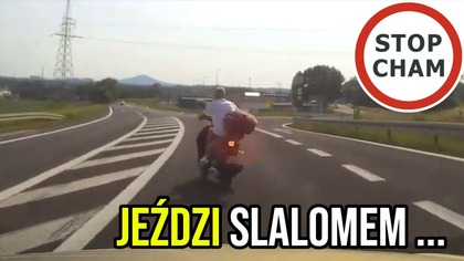 Jazda slalomem.  Coś mu zaszkodził? Upał ponad 40 stopni czy coś innego #2278 Wasze Filmy