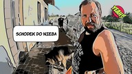 Stopień do domu z kostki Arkadia i palisad typu Zen