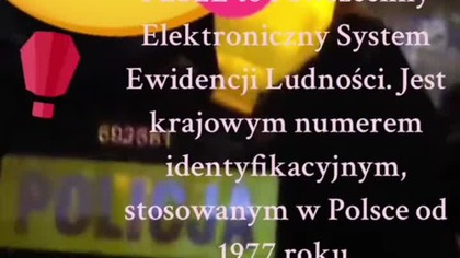 Nie podawaj Nigdy PESEL !!! Jesteś żywą istotą!!!