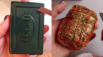 Soap Carving ASMR Relaxing Sounds no talking Satisfying ASMR Video