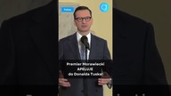 Premier Morawiecki APELUJE do Donalda Tuska! #shorts