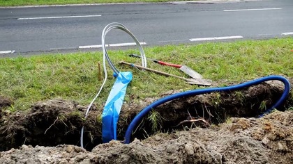 Montaż nowego oświetlenia ulicznego WilkoszynJeziorki