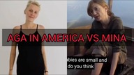 Aga in america vs Hungry Mina